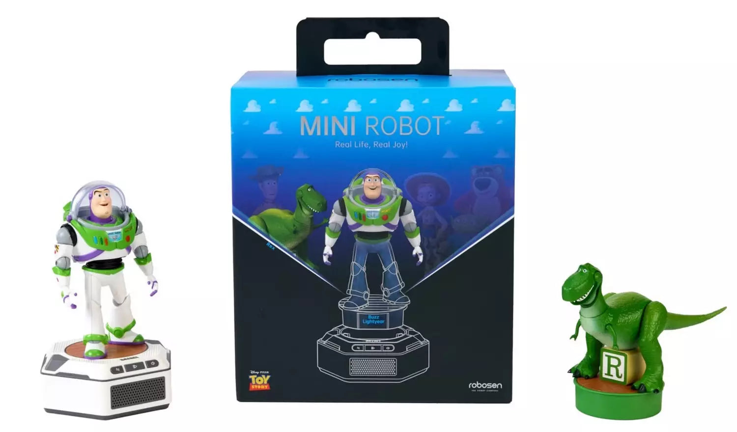 Disney Toy Story Robosen Buzz & Rex Mini Robo Set
